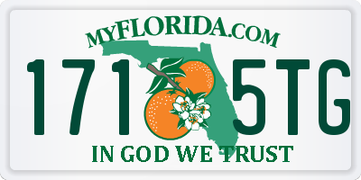 FL license plate 1715TG