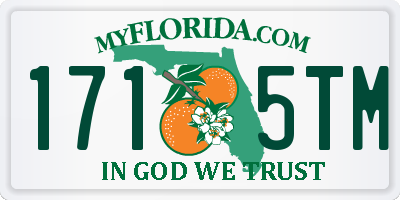 FL license plate 1715TM