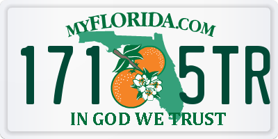 FL license plate 1715TR