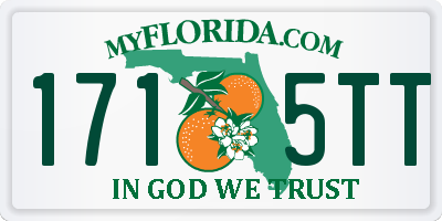 FL license plate 1715TT