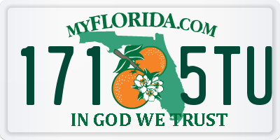 FL license plate 1715TU