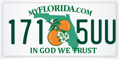 FL license plate 1715UU