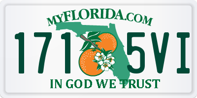 FL license plate 1715VI