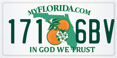FL license plate 1716BV