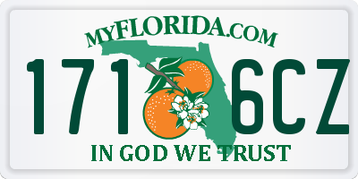 FL license plate 1716CZ