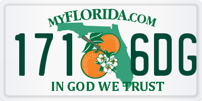 FL license plate 1716DG