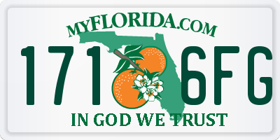 FL license plate 1716FG