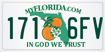 FL license plate 1716FV