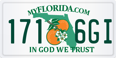 FL license plate 1716GI