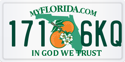 FL license plate 1716KQ