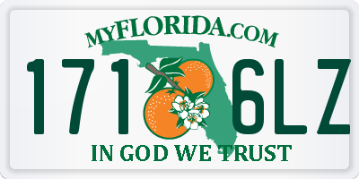 FL license plate 1716LZ