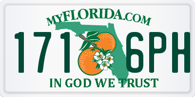 FL license plate 1716PH