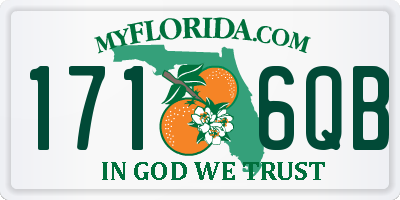 FL license plate 1716QB