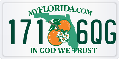 FL license plate 1716QG