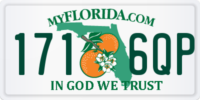FL license plate 1716QP