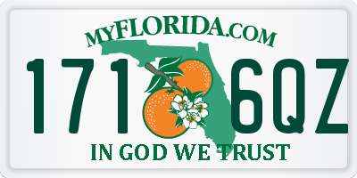 FL license plate 1716QZ