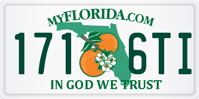 FL license plate 1716TI
