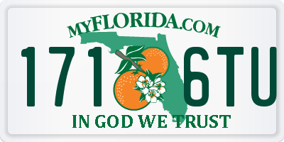 FL license plate 1716TU