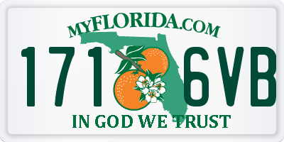 FL license plate 1716VB