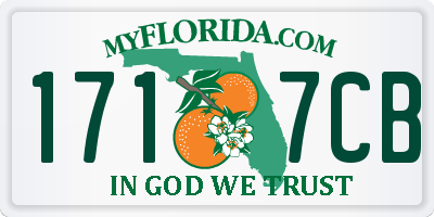 FL license plate 1717CB
