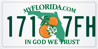 FL license plate 1717FH
