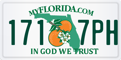 FL license plate 1717PH