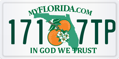 FL license plate 1717TP