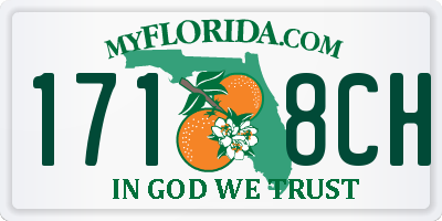 FL license plate 1718CH