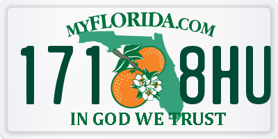 FL license plate 1718HU