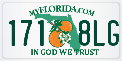 FL license plate 1718LG