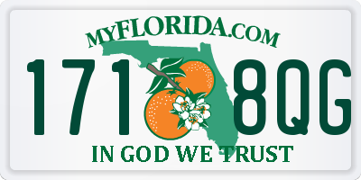 FL license plate 1718QG