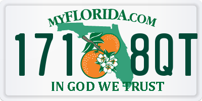 FL license plate 1718QT