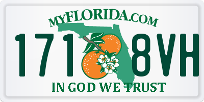 FL license plate 1718VH