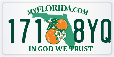 FL license plate 1718YQ