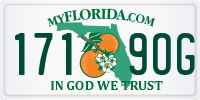 FL license plate 1719OG