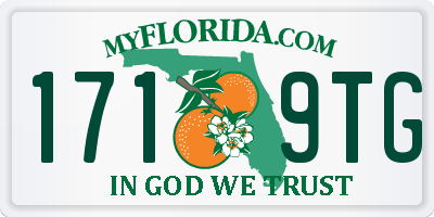 FL license plate 1719TG