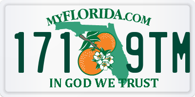 FL license plate 1719TM
