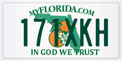 FL license plate 171XKH