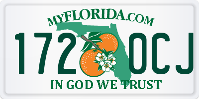 FL license plate 1720CJ