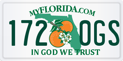 FL license plate 1720GS