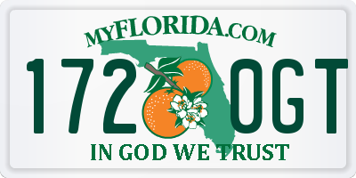 FL license plate 1720GT