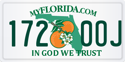 FL license plate 1720OJ
