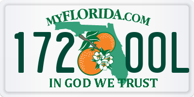 FL license plate 1720OL