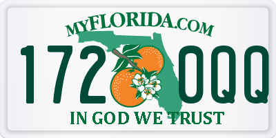 FL license plate 1720QQ