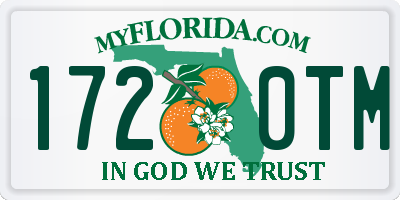 FL license plate 1720TM