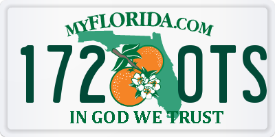 FL license plate 1720TS