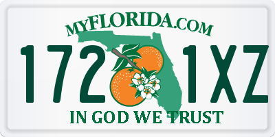 FL license plate 1721XZ
