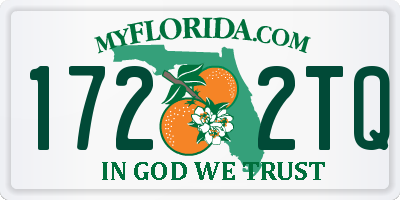 FL license plate 1722TQ
