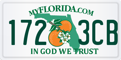 FL license plate 1723CB