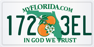 FL license plate 1723EL